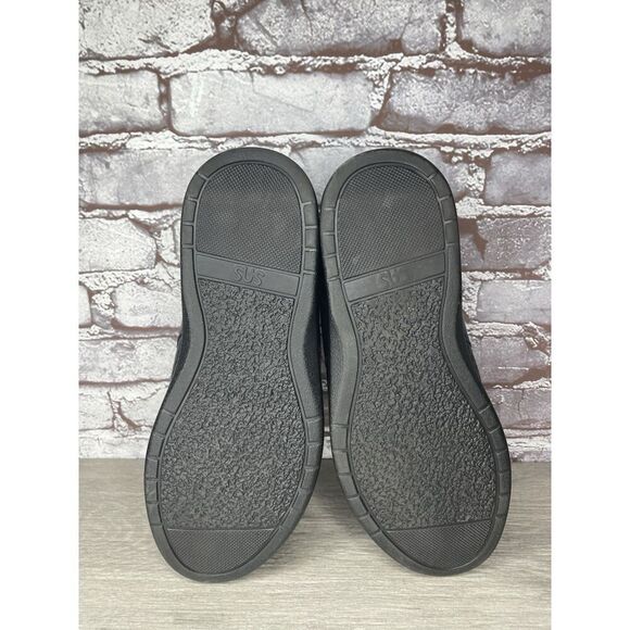 SAS Shoes Free Time Lace Casual Walking Sneakers Black Leather Men 12 W3 US/45EU - Picture 6 of 16